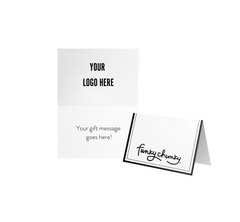 Gift Message with Logo