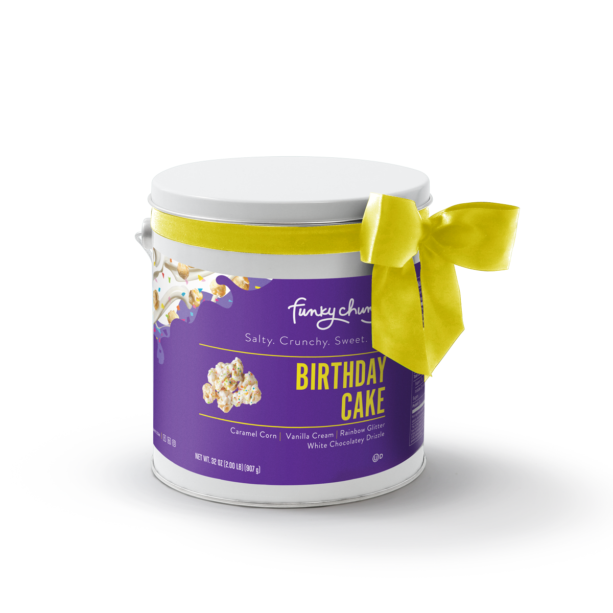 Birthday Cake Popcorn 2lb. Party Pail